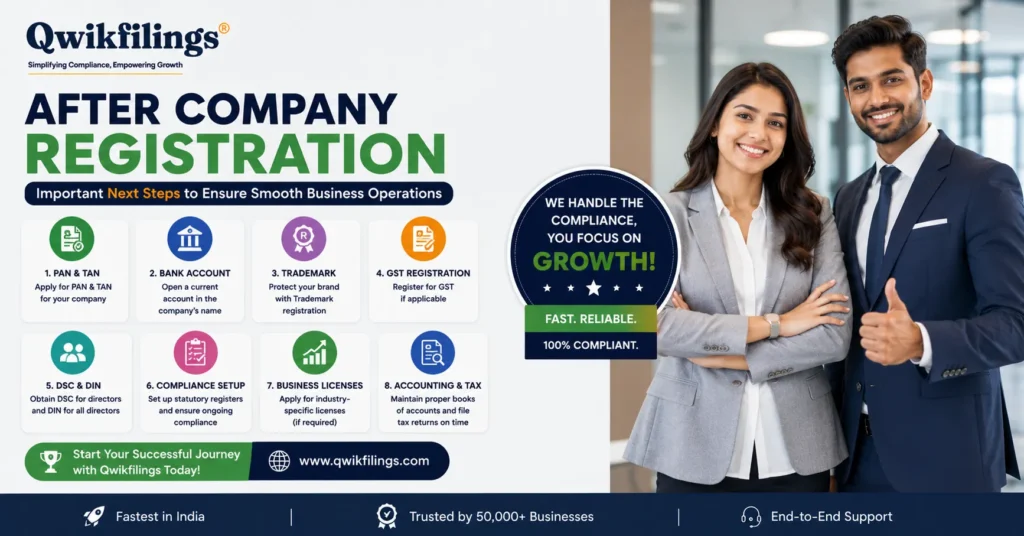After Company Registration