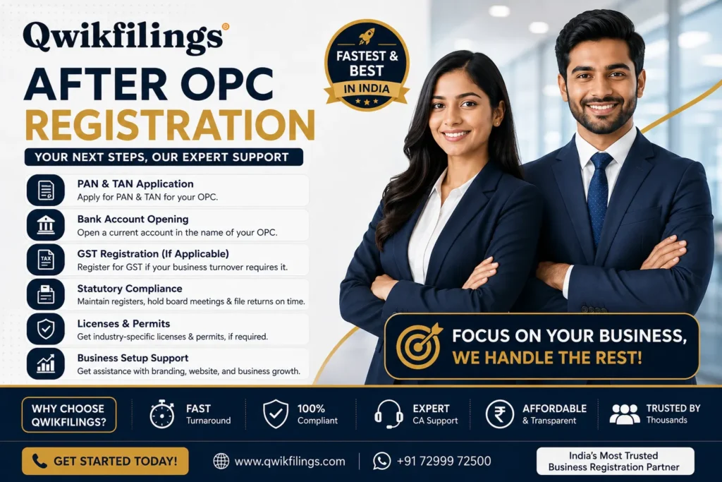 After OPC Registration