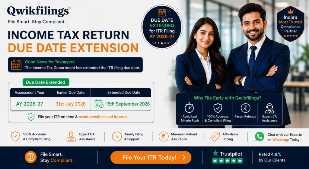 Income Tax Return Due Date Extension