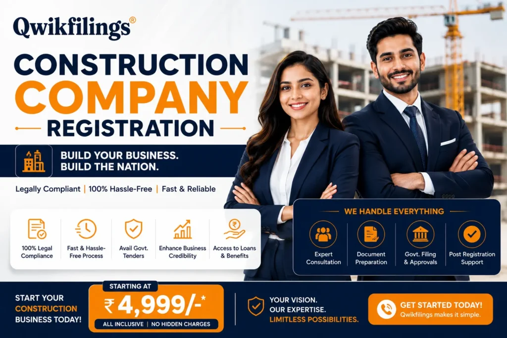 Construction Company Registration