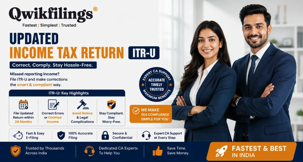Updated Income Tax Return ITR-U