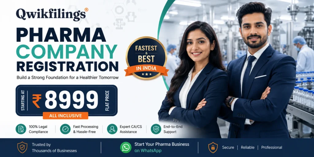Pharma Company Registration